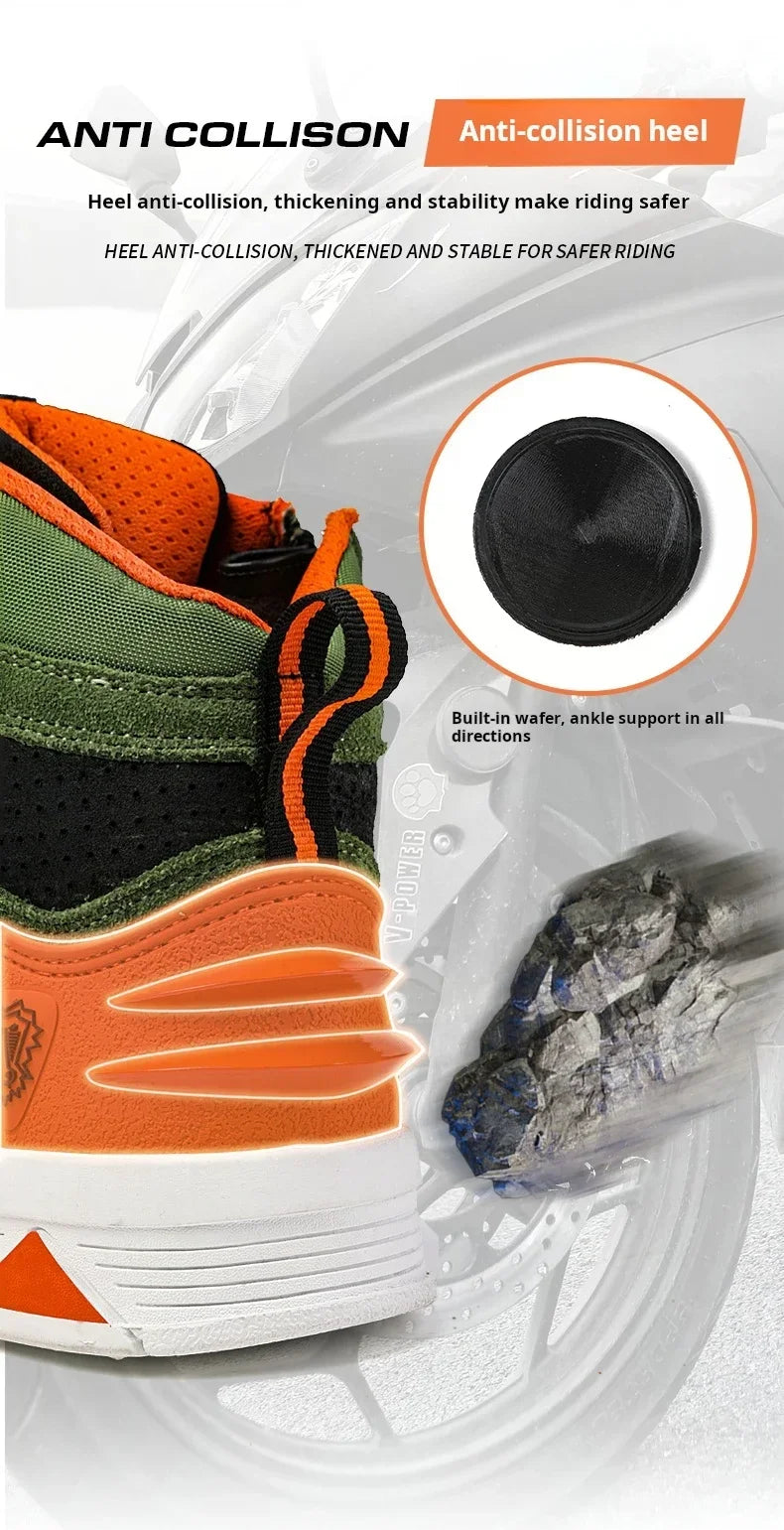 Motorcycle Riding Boots | Breathable - View 17 | Henderson Shop