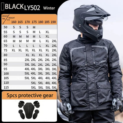 Motorcycle Jacket Pants Suit Waterproof Men Motorbike Riding Moto Jacket Prot... | Henderson Shop