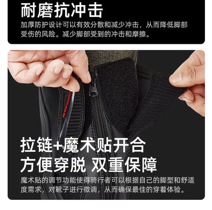 DUHAN New Motorcycle Boots Wear Resistant And Anti Fall Motorcycle Riding Boots Men Motocross Racing Boots