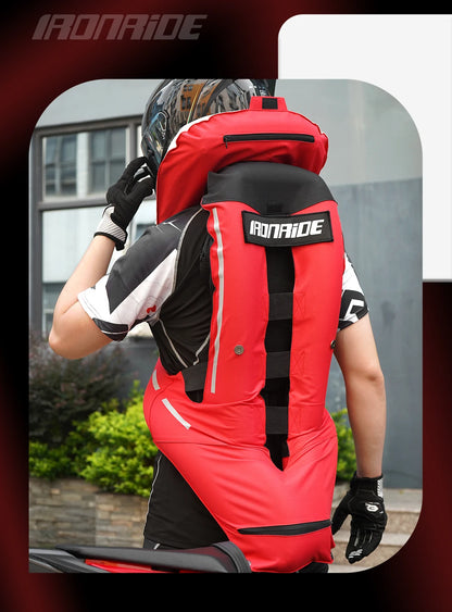 Motorcycle Airbag Safety Vest | CO2 Anti-Crash Protection | Henderson Shop
