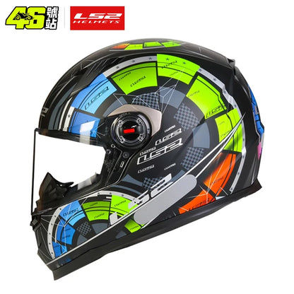 Helmets - LS2 Full Face Capacete Masculino ls2 FF358 Motocross Racing Man