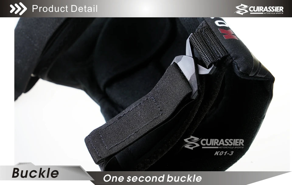 Cuirassier Motorcycle Knee Guards | Reflective - View 13 | Henderson Shop