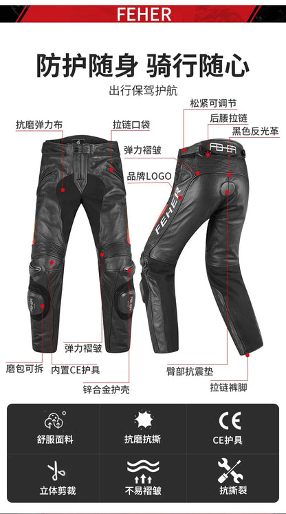 Motorcycle Riding Pants | Waterproof & Leather - View 9 | Henderson Shop