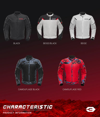 Motorcycle Jacket & Pants Set | Mesh & Breathable - View 10 | Henderson Shop