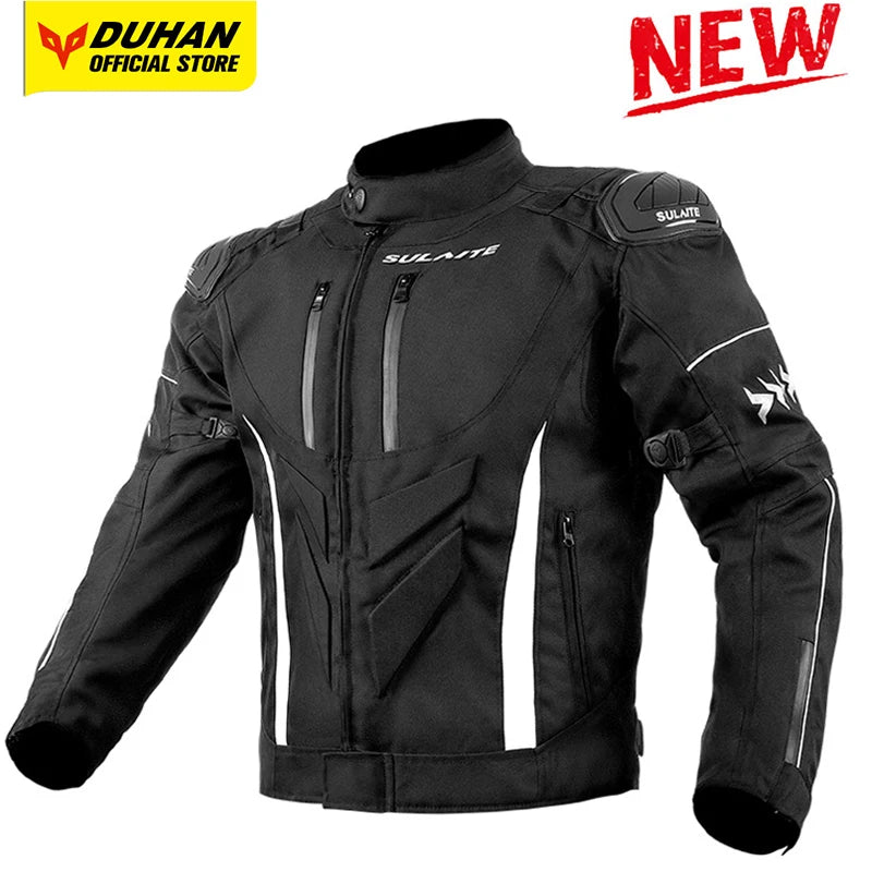 Helmets - Waterproof Men Motorcycle Jackets Windproof Motorcycle Rally Clothes Detachable Warm