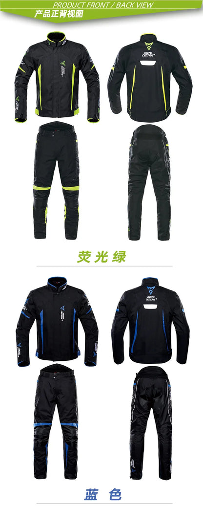 Hendersonshop Men's Biker Jacket Wear-Resistant Motorcycle Jacket Waterproof Motorcyclist Motorcycle Accessories