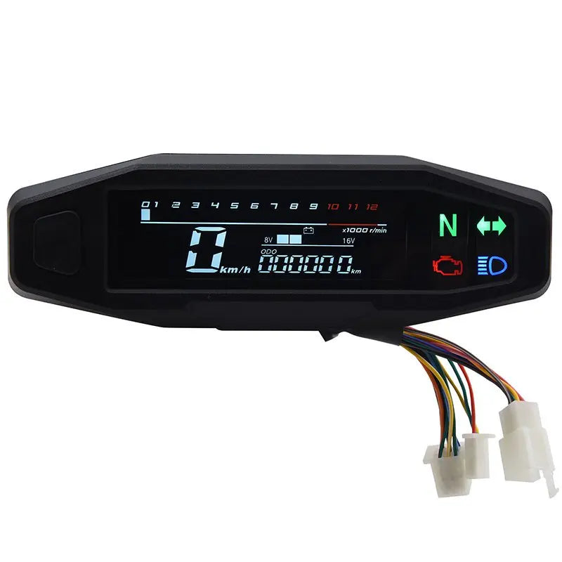 Digital Motorcycle Speedometer - View 2 | Henderson Shop