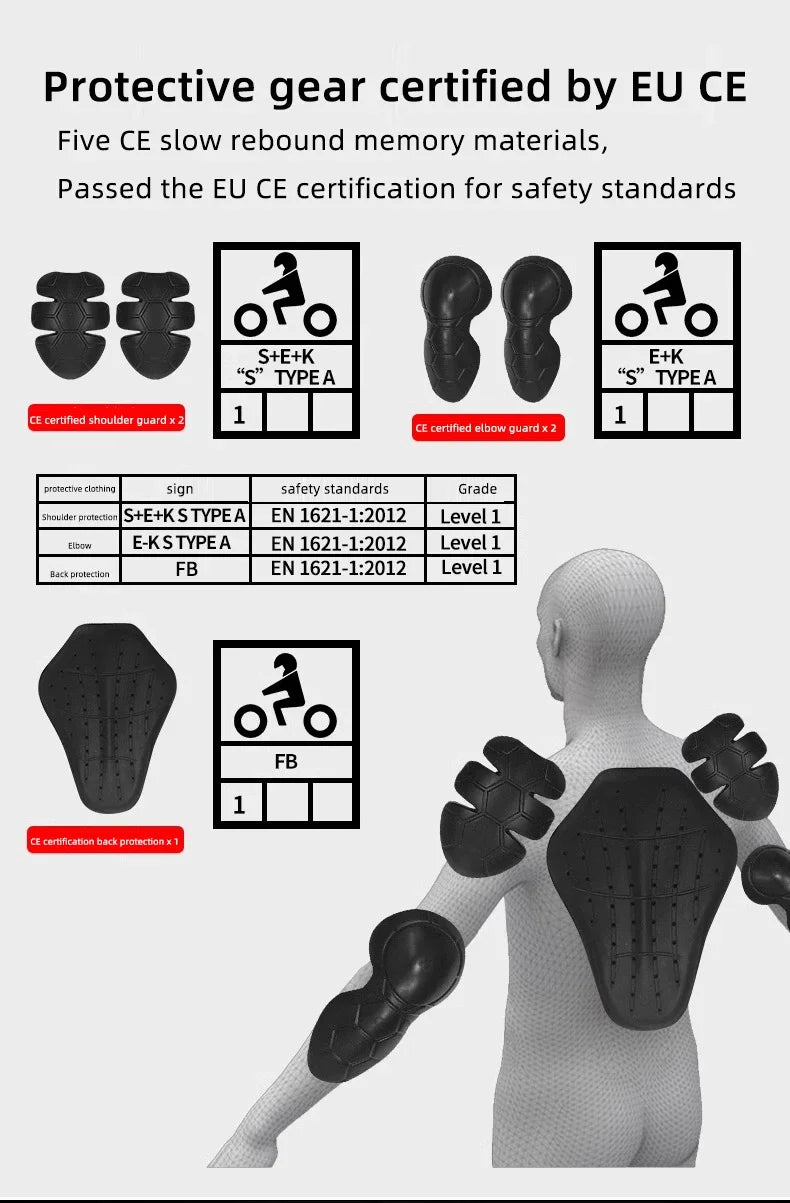 Hendersonshop LYSCHY Motocross Jacket Pants Autumn Winter Waterproof Warm Motorcycle Riding