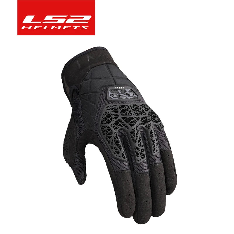 Hendersonshop LS2 motorcycle MG035 endurance gloves, breathable motorcycle protection, anti fall