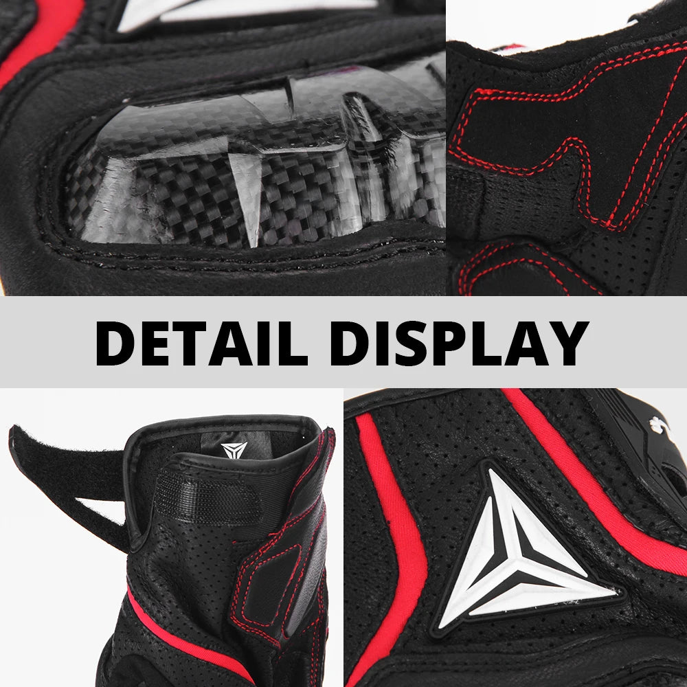 Leather Motorcycle Gloves | Waterproof & Leather - View 4 | Henderson Shop