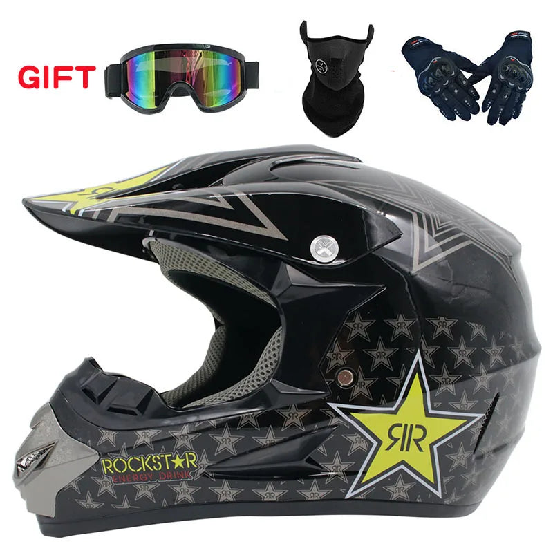 Helmets - 2019 New Flip Up Motorcycle Helmet Children motocross Off Road