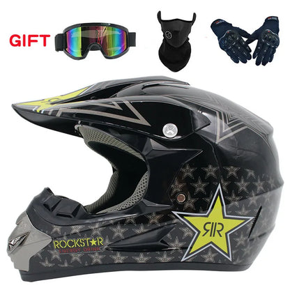 Helmets - 2019 New Flip Up Motorcycle Helmet Children motocross Off Road