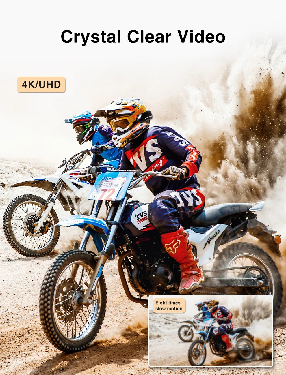 Drift Ghost XL Pro 4K HD Sports Action Camera WiFi IPX7 Waterproof Rotatable Lens Dashcam Mode  EIS Bicycle Helmet Motorcycles