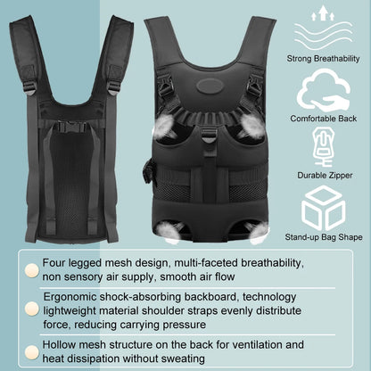 Pet Carry Portable Bag Puppy Adjustable Front Backpack Outdoor Travel Pets Ventilated Saddlebag Universal For Motorcycle Riding