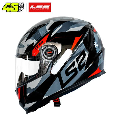 Helmets - LS2 Full Face Capacete Masculino ls2 FF358 Motocross Racing Man