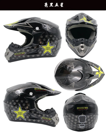 Helmets - 2019 New Flip Up Motorcycle Helmet Children motocross Off Road