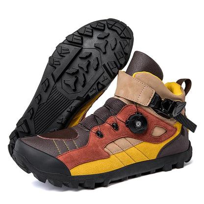 Hendersonshop Motorcycle boots Casual men's motorcycle shoes Motorcycle riding shoes Leather