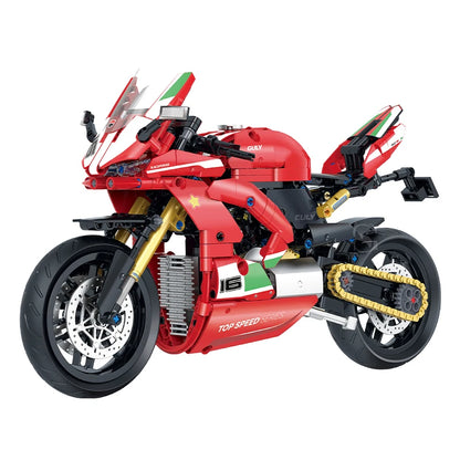 500+pcs 1:8 technology motorcycle block model;highly simulate the original ca... | Henderson Shop