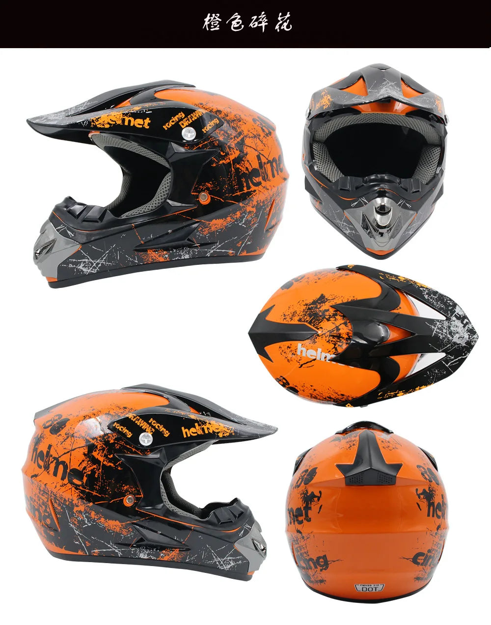 Helmets - 2019 New Flip Up Motorcycle Helmet Children motocross Off Road