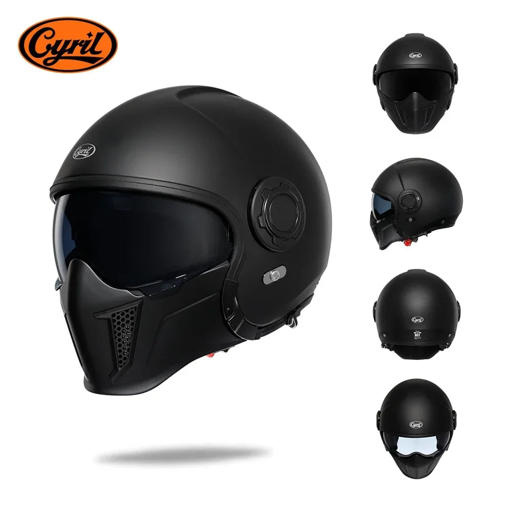 Hendersonshop Full Face Open Face Motorcycle Helmet Motorbike Street Bike Helmets