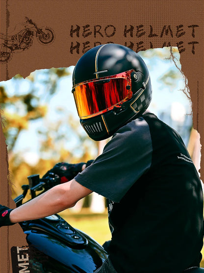 Harley Vintage Half Face Helmet | DOT Certified - View 8 | Henderson Shop