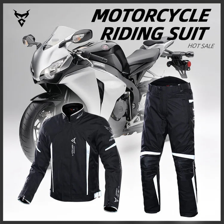 Hendersonshop Men's Biker Jacket Wear-Resistant Motorcycle Jacket Waterproof Motorcyclist Motorcycle Accessories