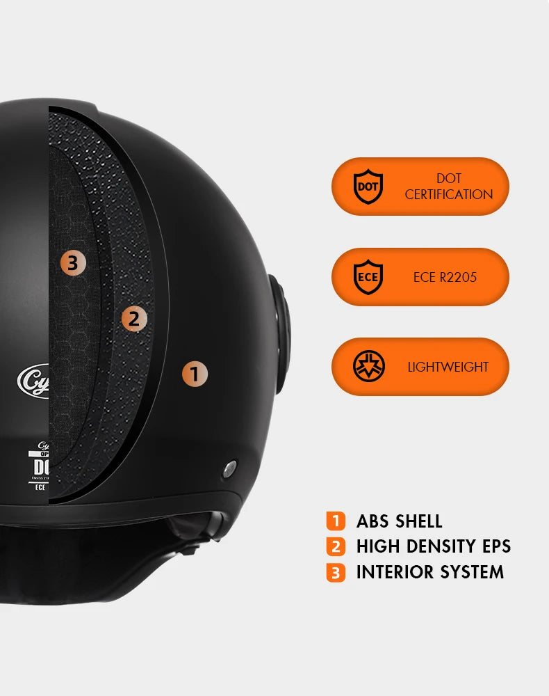Modular Full Face Helmet | DOT Certified & ECE Certified - View 10 | Henderson Shop