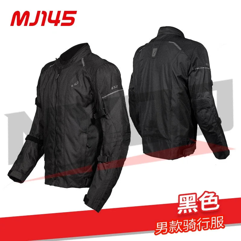 Hendersonshop LS2 Original Motorcycle Jacket Pants Riding Clothing Set Windproof Warm