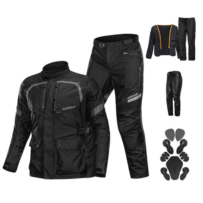 Motorcycle Jacket Pants Suit Waterproof Men Motorbike Riding Moto Jacket Prot... | Henderson Shop
