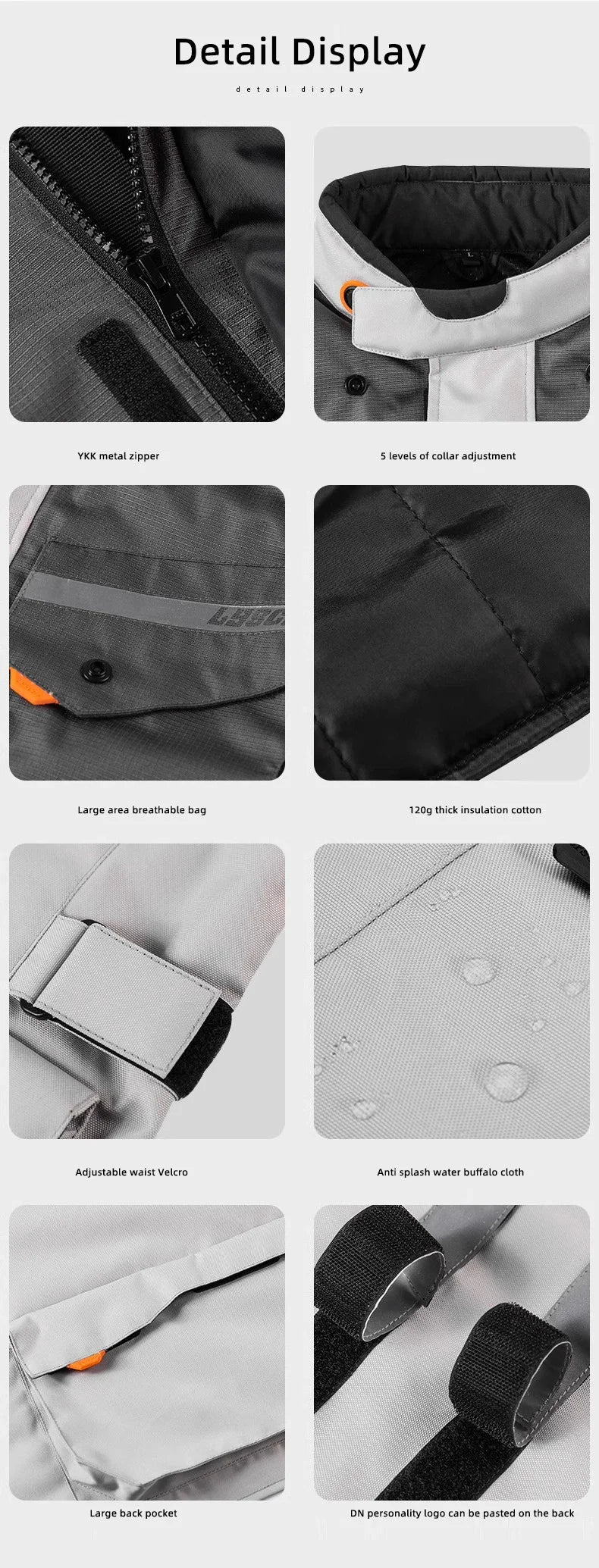 Hendersonshop LYSCHY Motocross Jacket Pants Autumn Winter Waterproof Warm Motorcycle Riding