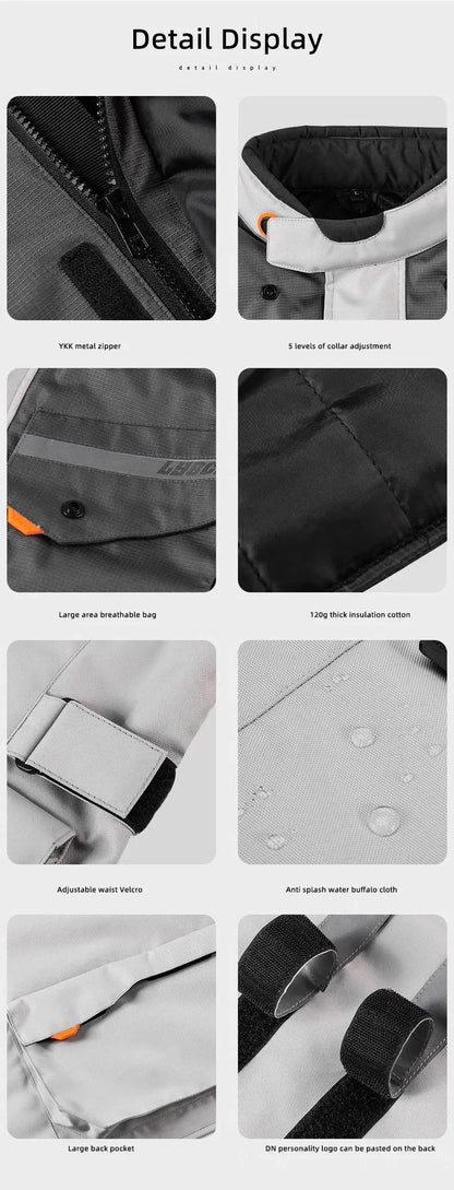 Hendersonshop LYSCHY Motocross Jacket Pants Autumn Winter Waterproof Warm Motorcycle Riding