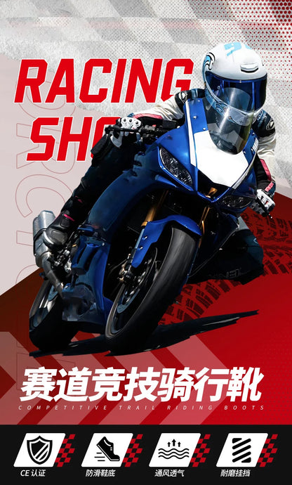 Motorcycle Shoes Childrens Boots Moto Bombre 35-38 Size Knight Shoes Women's style Riding Boots Fall Prevention Off Road Racing