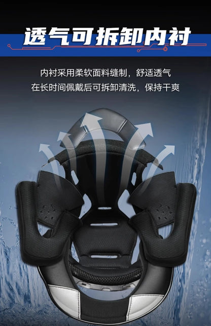 Hendersonshop Original LS2 FF345 Motorcycle Helmet Flip Up Full Face Casque