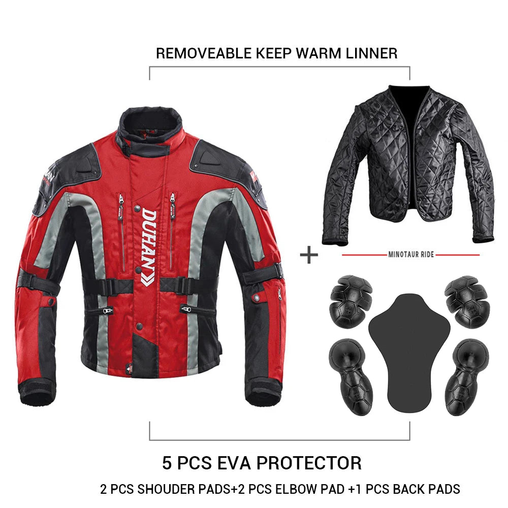 Hendersonshop Motorcycle Jacket Windproof Motocross Jackets Motorcycle Pants Wear-resistant Chaqueta Moto