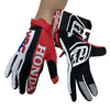 For HONDA HRC Motocross MTB MX Red Mesh Gloves Dirt Bike Riding Motorcycle Motorbike Riding Touring Breathable Touchscreen