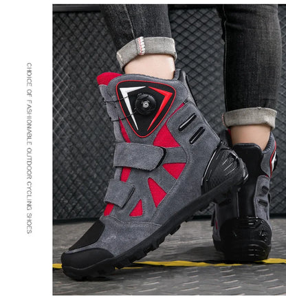 Hendersonshop Motorcycle Boots 2024 New Men Women Motorbike Riding Shoes Breathable