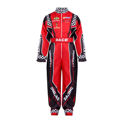 Boy Racer Cosplay Costume Red Classic One-Piece Training Racing