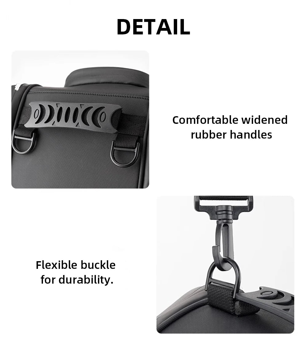 Scooter Tunnel Bag EVA Hard Shell Motorcycle Fuel Tank Bag Pedal Saddle Bag for Yamaha XMAX 125 250 300 400 NMAX 125 155 160