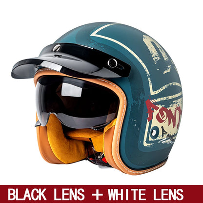 Vintage Half Face Helmet | Winter - View 12 | Henderson Shop