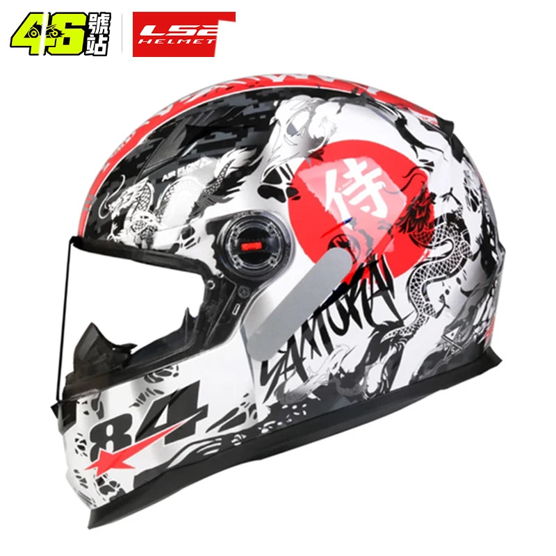 Helmets - LS2 Full Face Capacete Masculino ls2 FF358 Motocross Racing Man
