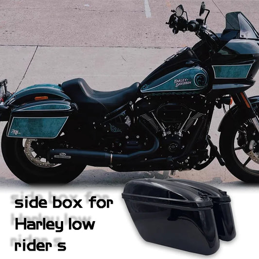 For Harley Softail 18-24 Street Bob FXBB FXBBS Standard Motorcycle Trunk Side Luggage Harley Low Rider Side Box