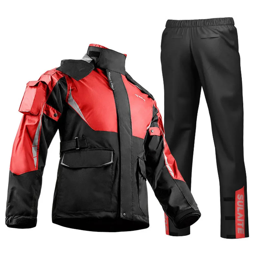 Waterproof motorbike Rain Clothing Reflective Motorcycle Suit Breathable And Comfortable Ultra-thin Raincoat For Biker Cycling
