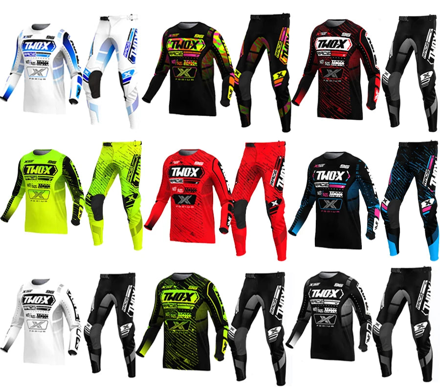 9 Color Two-X Podium 4-Way Dirt Bike MX Gear Off Road Kit
