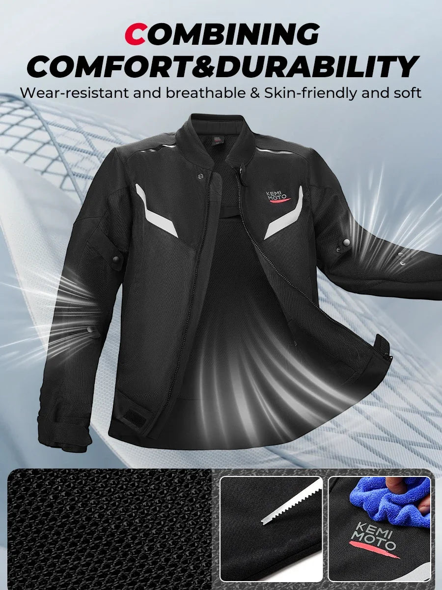 Mesh Motorcycle Jacket | Mesh & Breathable - View 4 | Henderson Shop