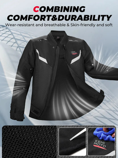 Mesh Motorcycle Jacket | Mesh & Breathable - View 4 | Henderson Shop