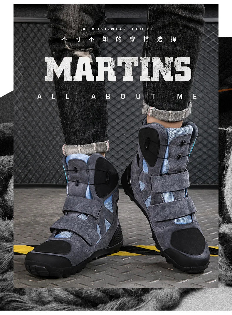 Hendersonshop Motorcycle Boots 2024 New Men Women Motorbike Riding Shoes Breathable