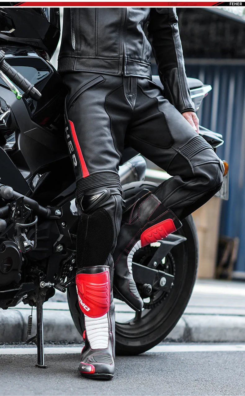 Motorcycle Riding Pants | Waterproof & Leather - View 19 | Henderson Shop