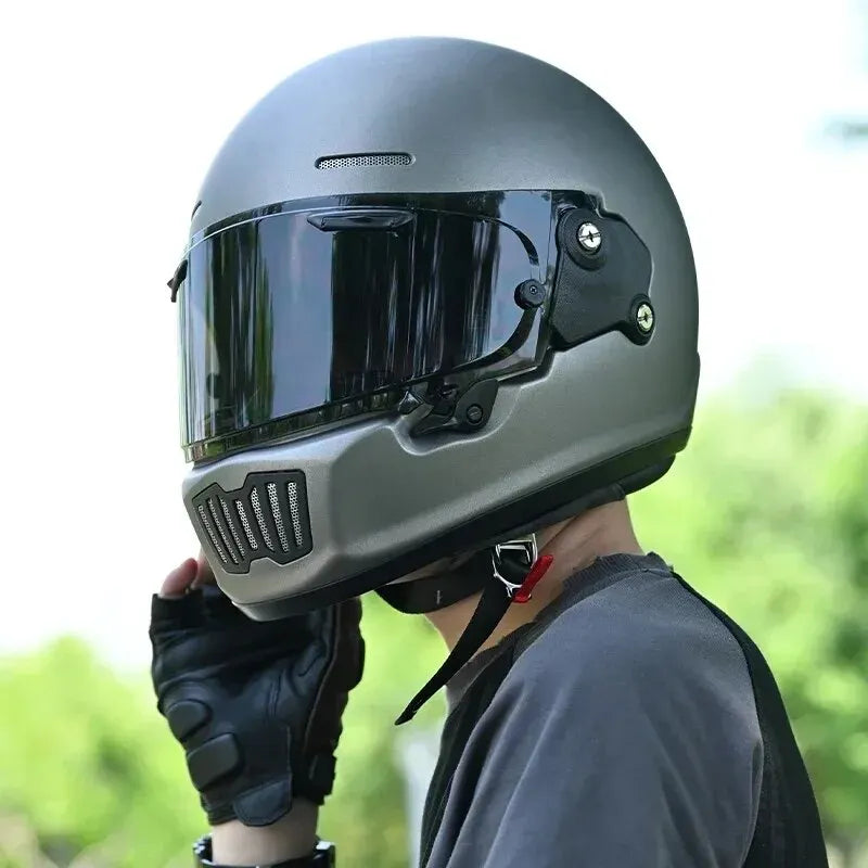 Harley Vintage Half Face Helmet | DOT Certified - View 5 | Henderson Shop