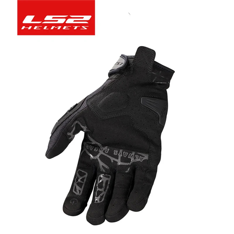 Hendersonshop LS2 motorcycle MG035 endurance gloves, breathable motorcycle protection, anti fall