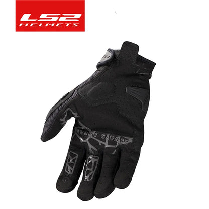 Hendersonshop LS2 motorcycle MG035 endurance gloves, breathable motorcycle protection, anti fall